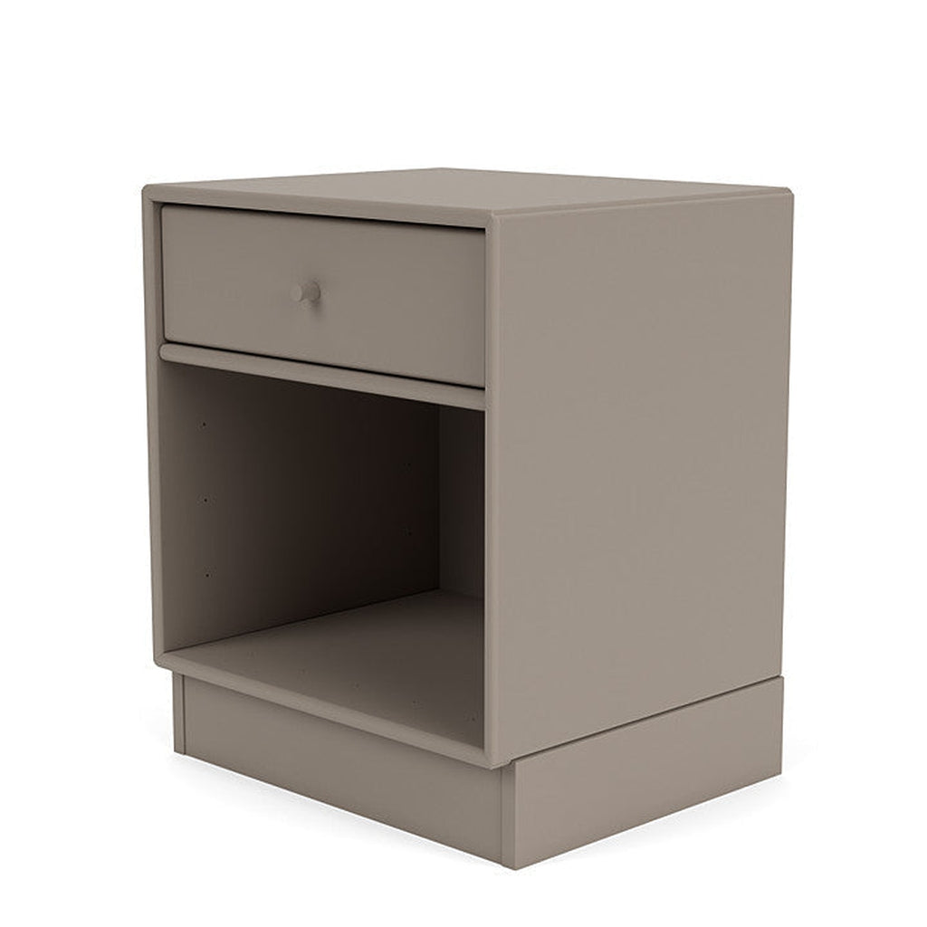 Montana Dream Nightstand With 7 Cm Plinth, Truffle Grey