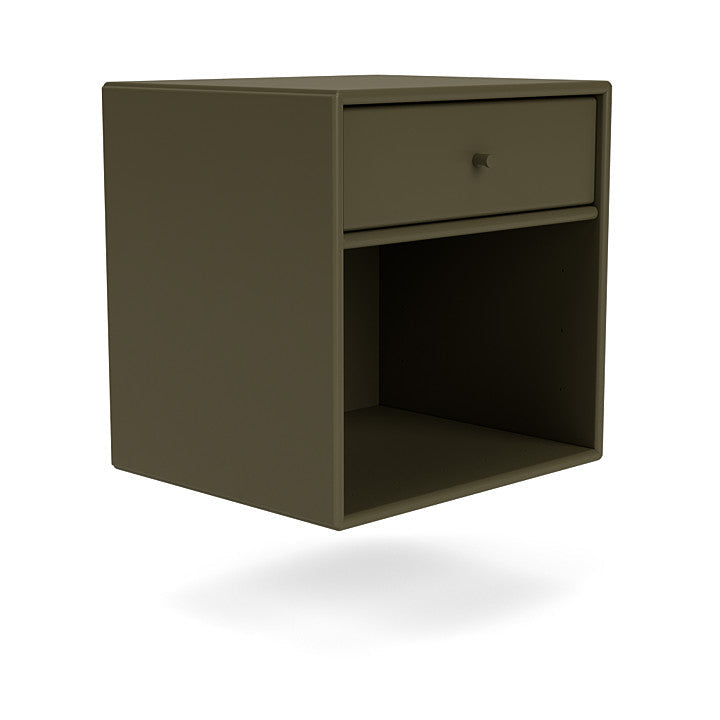 Montana Dream Nightstand With Suspension Rail, Oregano Green