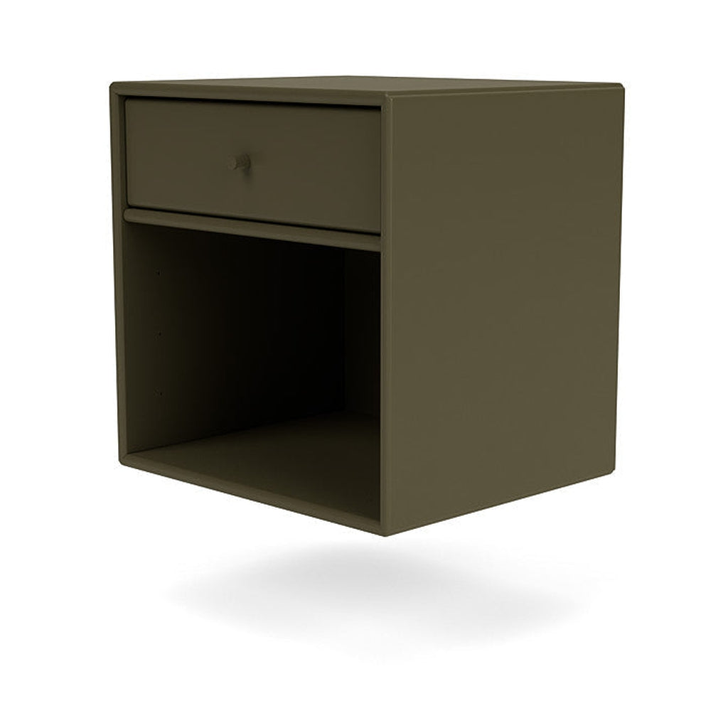 Montana Dream Nightstand With Suspension Rail, Oregano Green