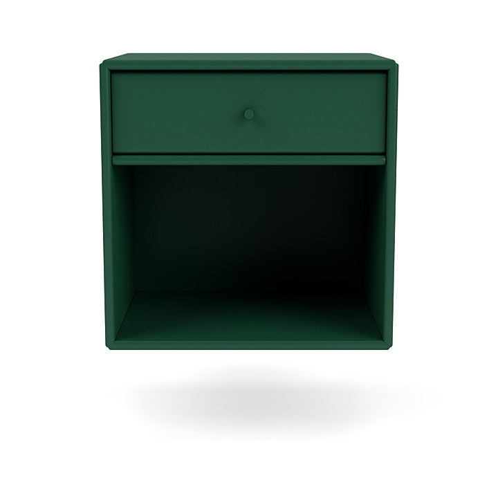 Montana Dream Nightstand With Suspension Rail, Pine Green