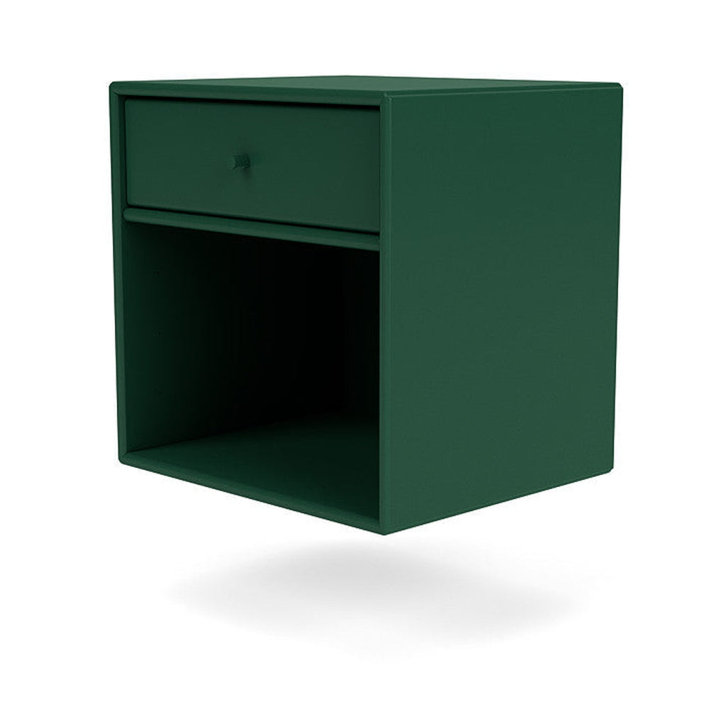 Montana Dream Nightstand With Suspension Rail, Pine Green