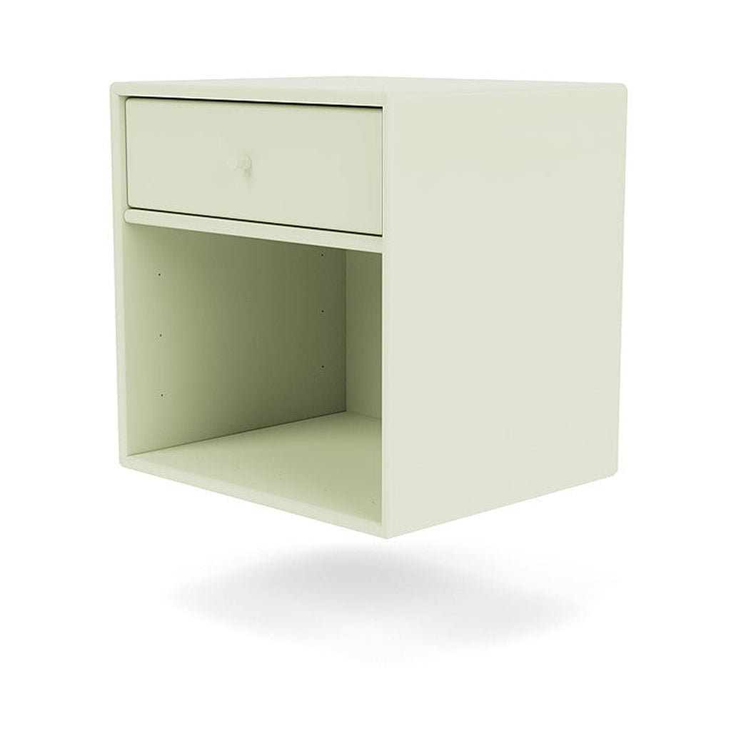 Montana Dream Nightstand With Suspension Rail, Pomelo Green