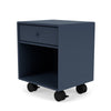 Montana Dream Nightstand With Castors, Juniper Blue