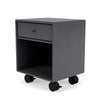 Montana Dream Nightstand With Castors Carbon Black