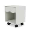 Montana Dream Nightstand With Castors, Nordic White