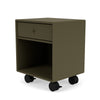 Montana Dream Nightstand With Castors, Oregano Green