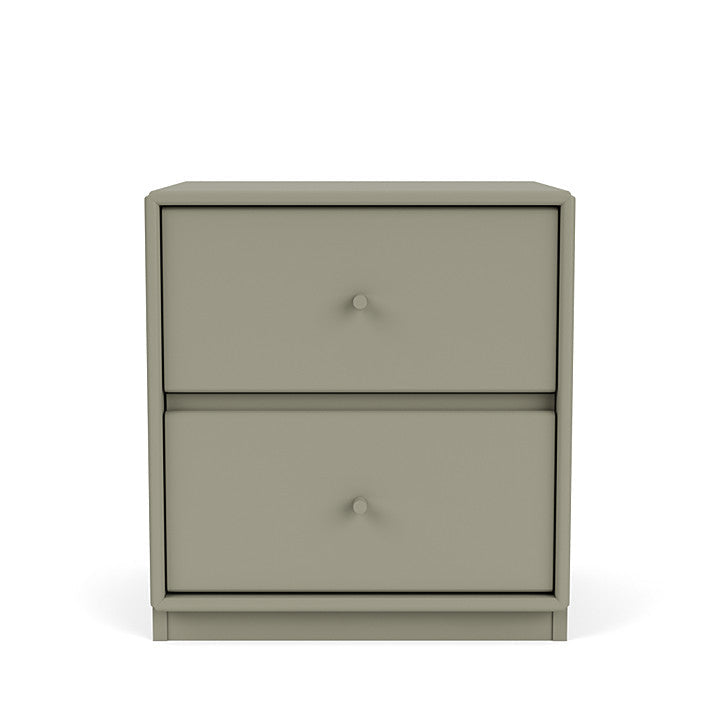 Montana Drift Drawer Module With 3 Cm Plinth, Fennel Green