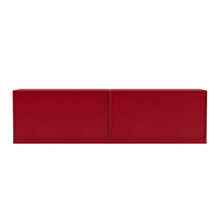 Montana Line Sideboard With 3 Cm Plinth, Beetroot Red