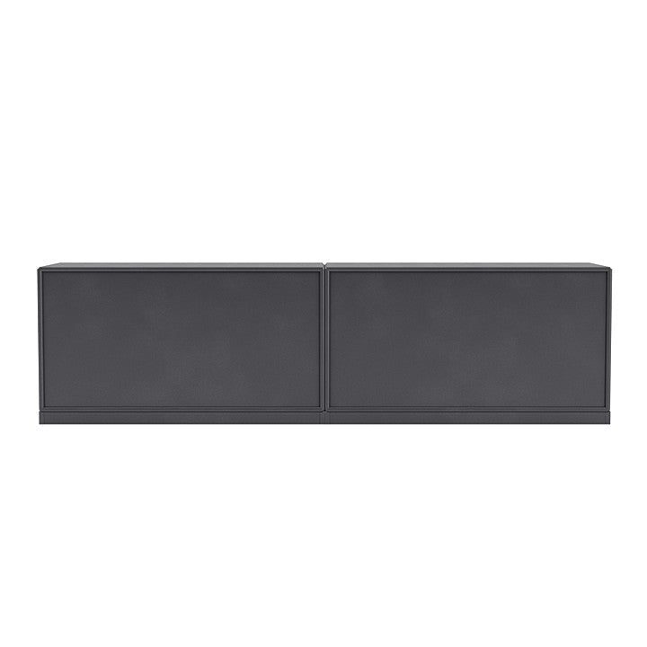 Montana Line Sideboard With 3 Cm Plinth, Carbon Black