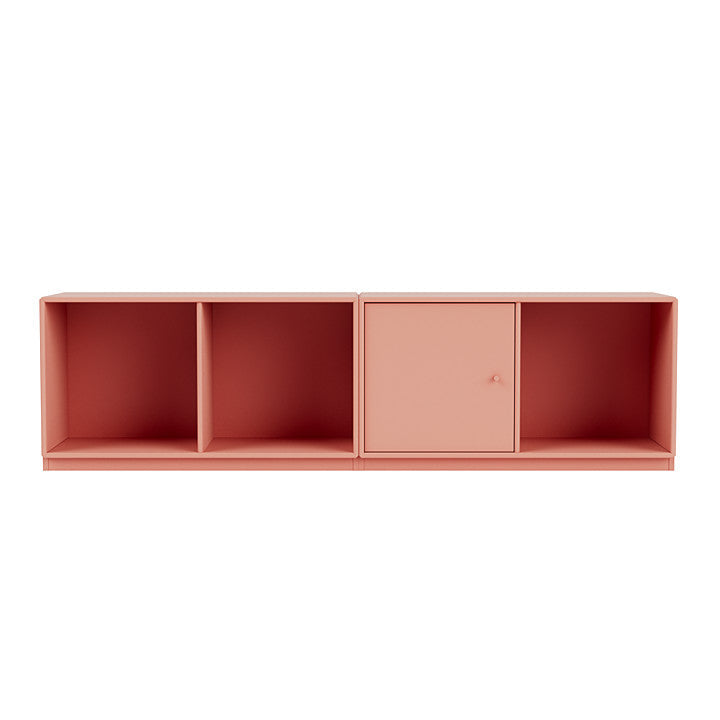 Montana Line Sideboard With 3 Cm Plinth, Rhubarb Red