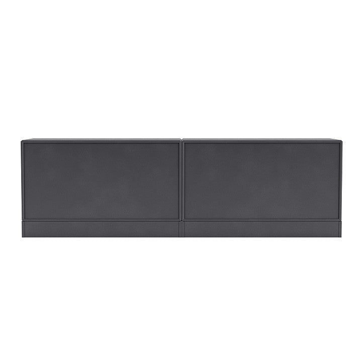 Montana Line Sideboard With 7 Cm Plinth, Carbon Black