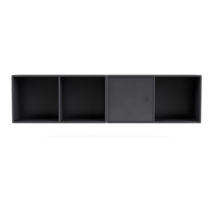 Montana Line Sideboard With Suspension Rail, Carbon Black