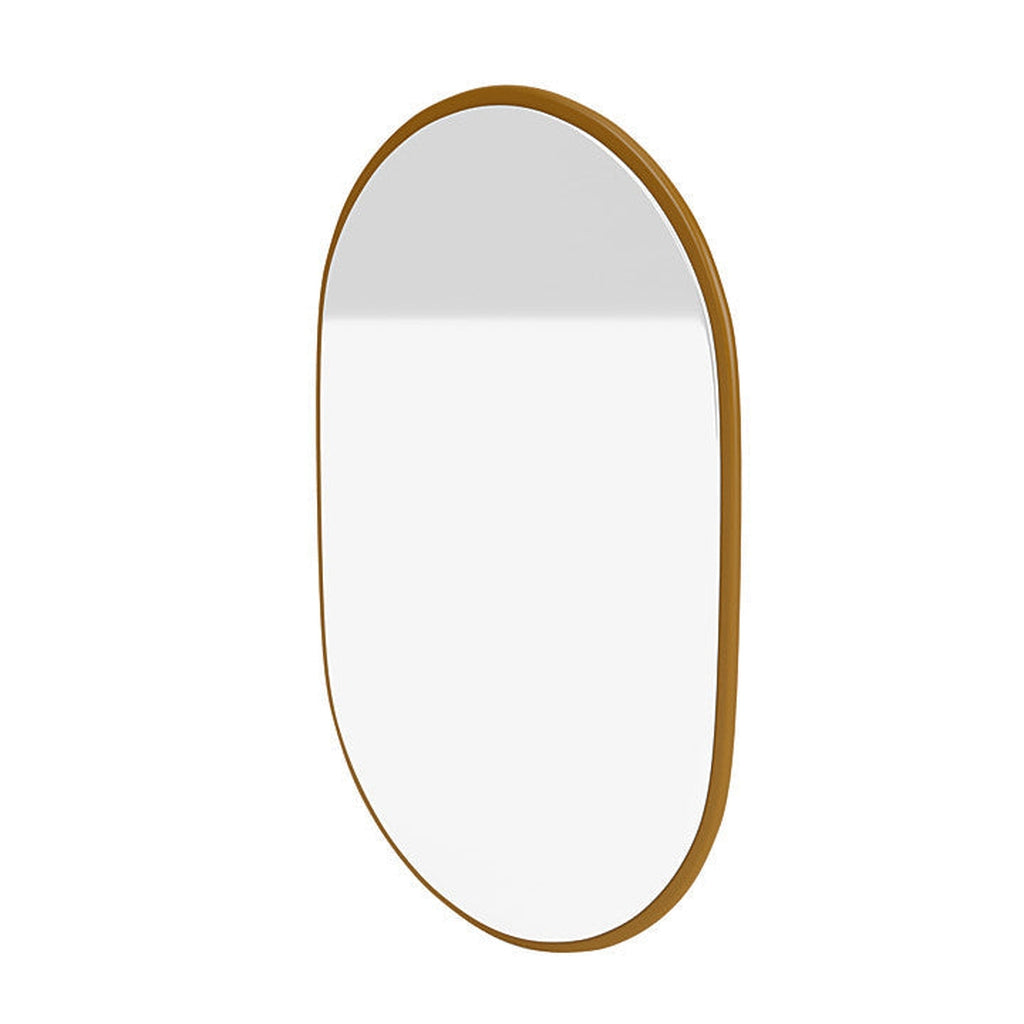 Montana Look Oval Mirror, Amber Yellow