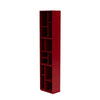 Montana Loom High Bookcase With 3 Cm Plinth Beetroot Red