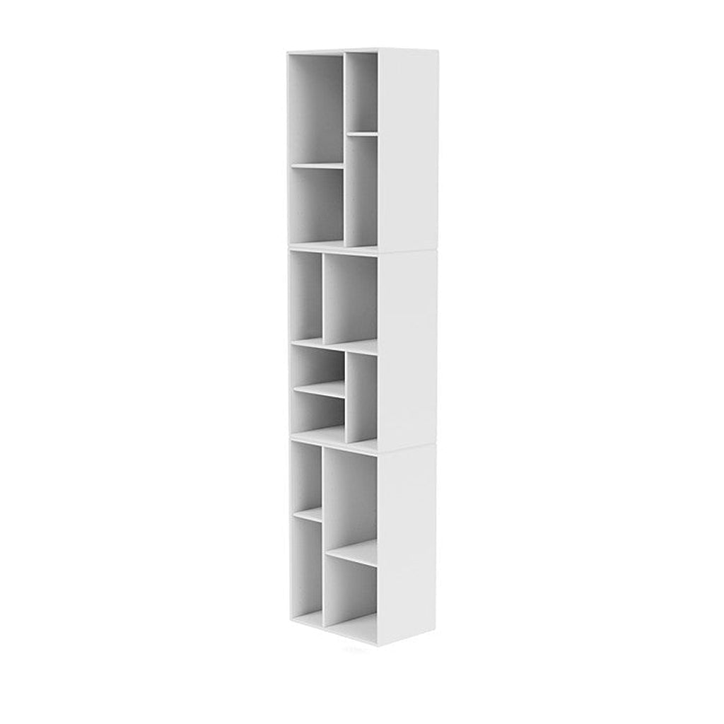 Montana Loom High Bookcase With Suspension Rail, Snow White