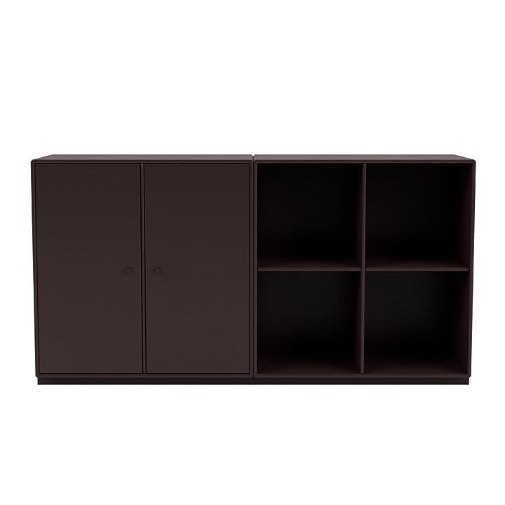 Montana Pair Classic Sideboard With 3 Cm Plinth, Balsamic Brown