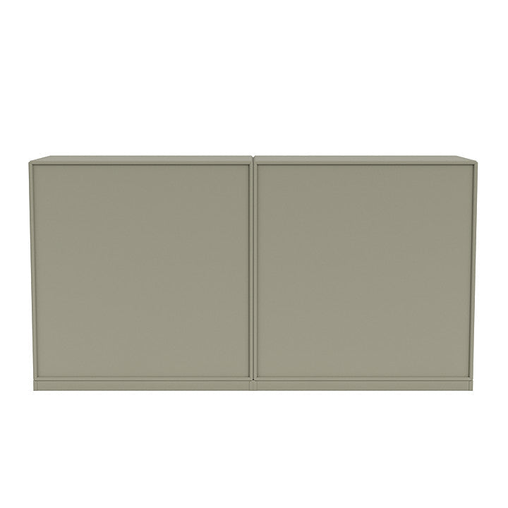 Montana Pair Classic Sideboard With 3 Cm Plinth, Fennel Green