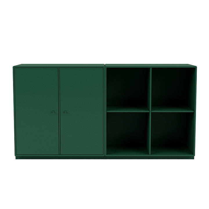 Montana Pair Classic Sideboard With 3 Cm Plinth, Pine Green