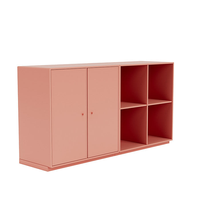 Montana Pair Classic Sideboard With 3 Cm Plinth, Rhubarb Red