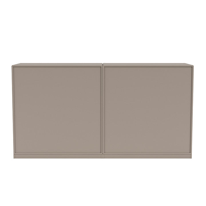 Montana Pair Classic Sideboard With 3 Cm Plinth, Truffle Grey