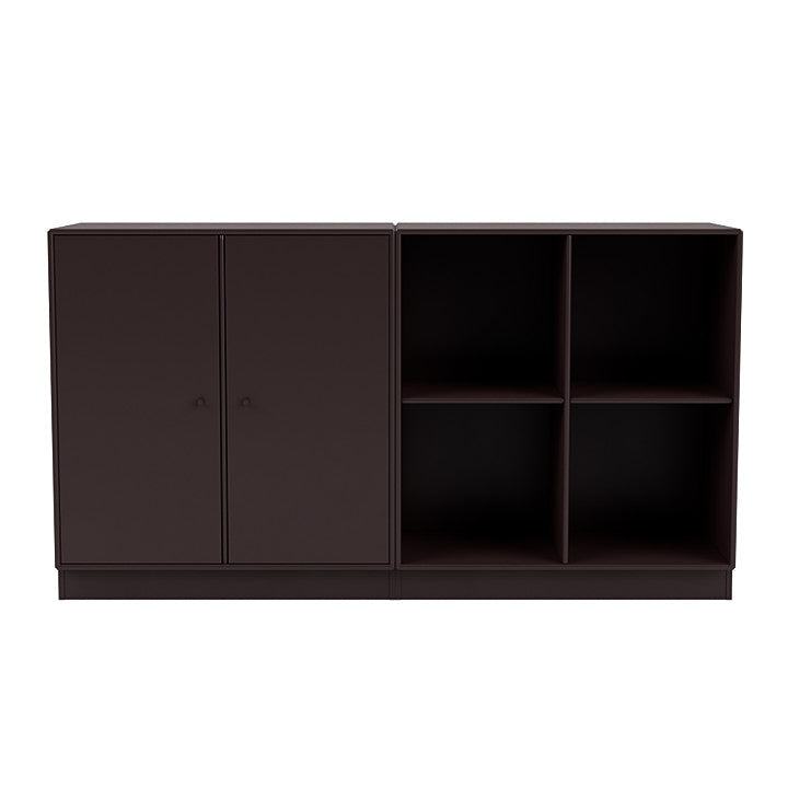 Montana Pair Classic Sideboard With 7 Cm Plinth, Balsamic Brown