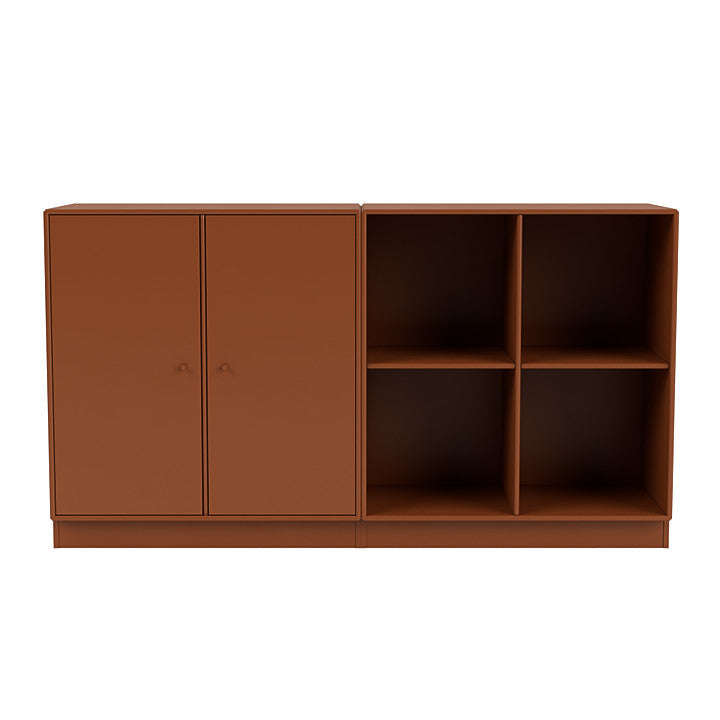 Montana Pair Classic Sideboard With 7 Cm Plinth, Hazelnut Brown