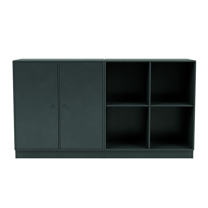 Montana Pair Classic Sideboard With 7 Cm Plinth, Black Jade