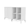 Montana Pair Classic Sideboard With Legs New White/Matt Chrome