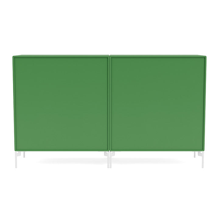 Montana Pair Classic Sideboard With Legs, Parsley/Snow White