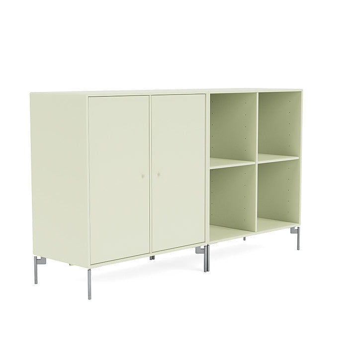 Montana Pair Classic Sideboard With Legs, Pomelo/Matt Chrome