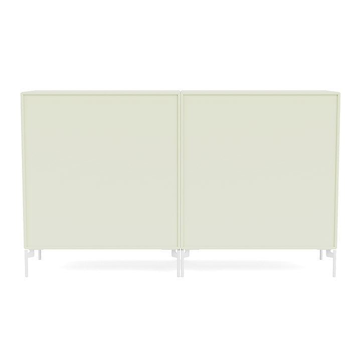 Montana Pair Classic Sideboard With Legs, Pomelo/Snow White