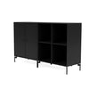 Montana Pair Classic Sideboard With Legs Black/Black