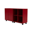 Montana paruj klasyczny kredens z Castors, Beetroot Red