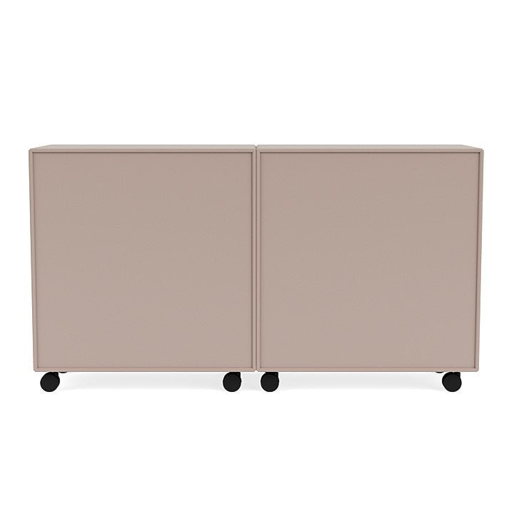 Montana Pair Classic Sideboard With Castors, Mushroom Brown