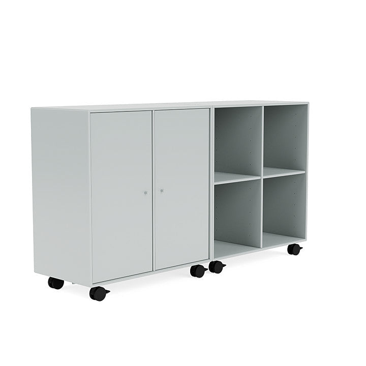 Montana paruj klasyczny kredens z Castors, Oyster Grey