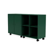 Montana Paruj klasyczny kredens z Castors, Pine Green