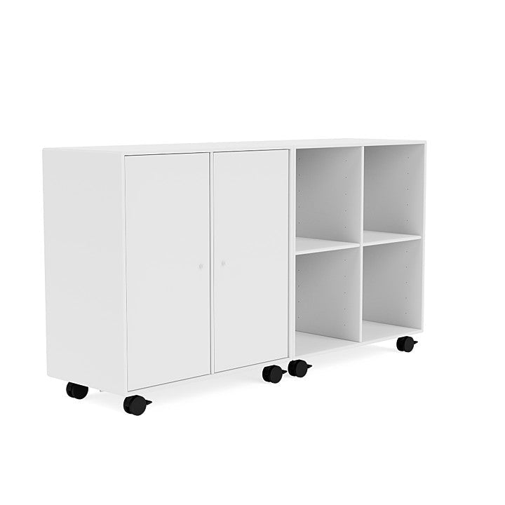 Montana Pair Classic Sideboard With Castors, Snow White