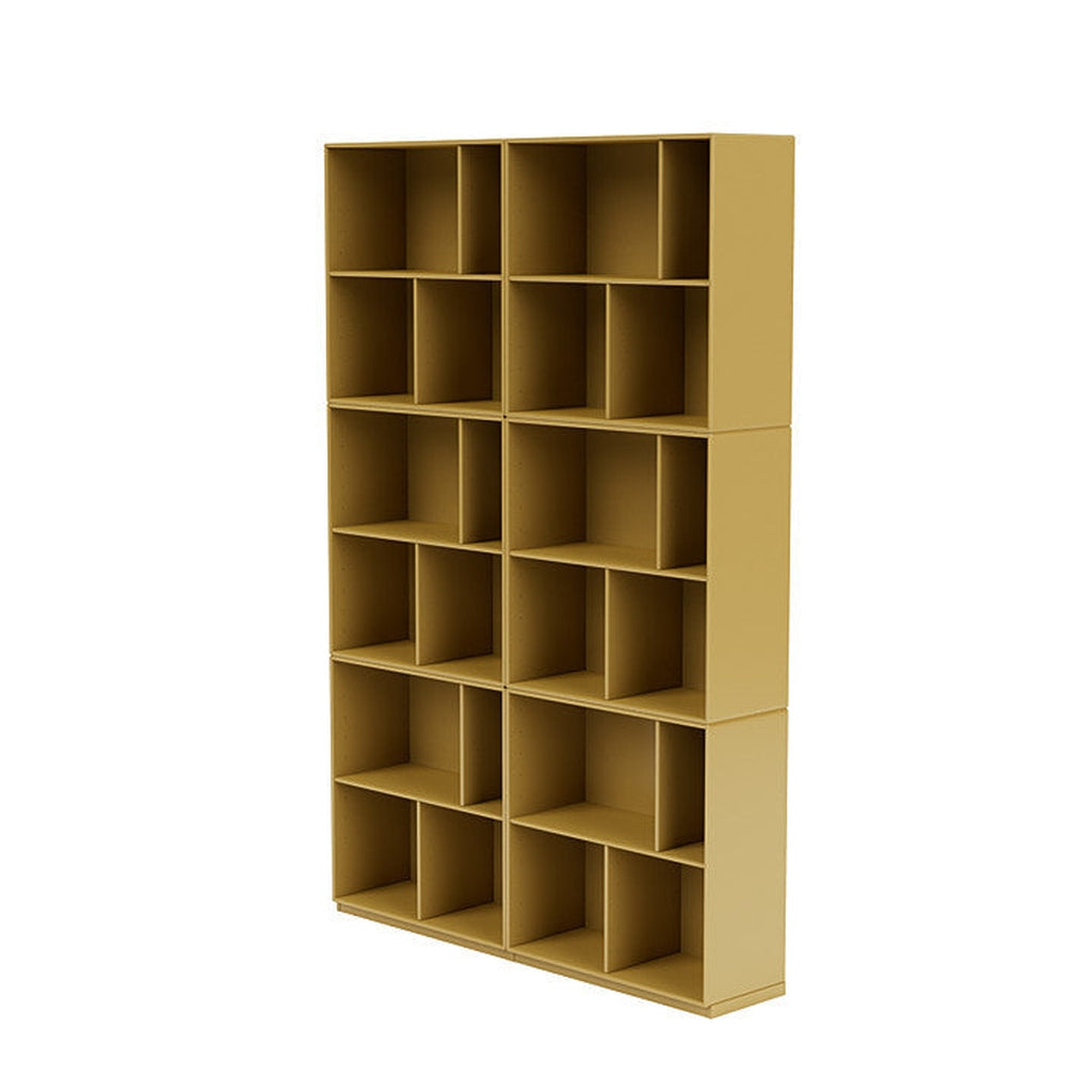 Montana Read Spacious Bookshelf With 3 Cm Plinth, Cumin Yellow