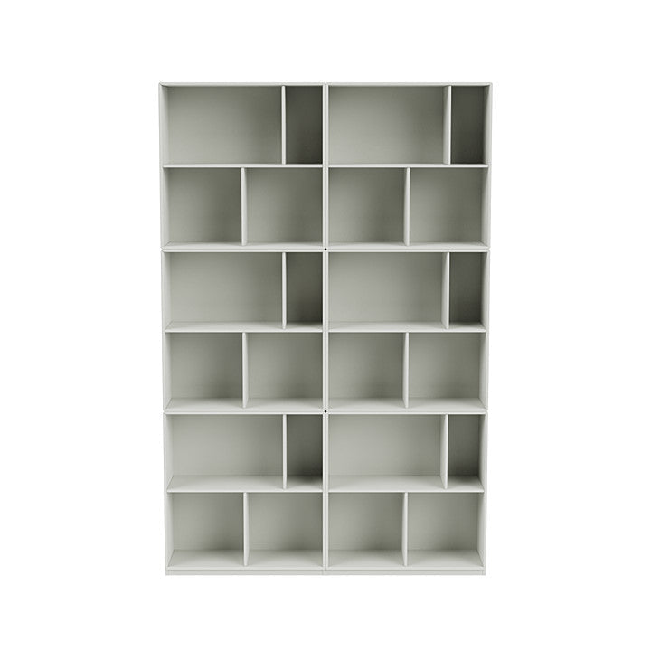 Montana Read Spacious Bookshelf With 3 Cm Plinth, Nordic White