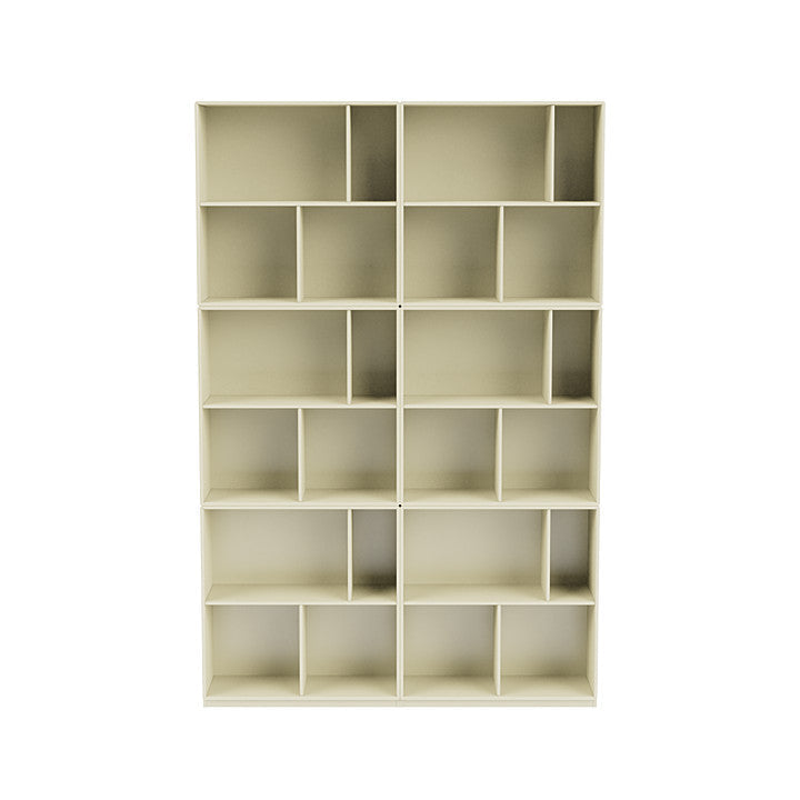 Montana Read Spacious Bookshelf With 3 Cm Plinth, Vanilla White