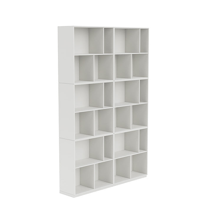 Montana Read Spacious Bookshelf With 3 Cm Plinth, White