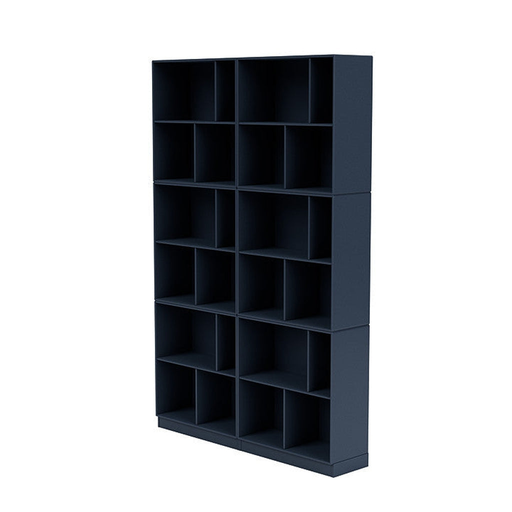 Montana Read Spacious Bookshelf With 7 Cm Plinth, Juniper Blue