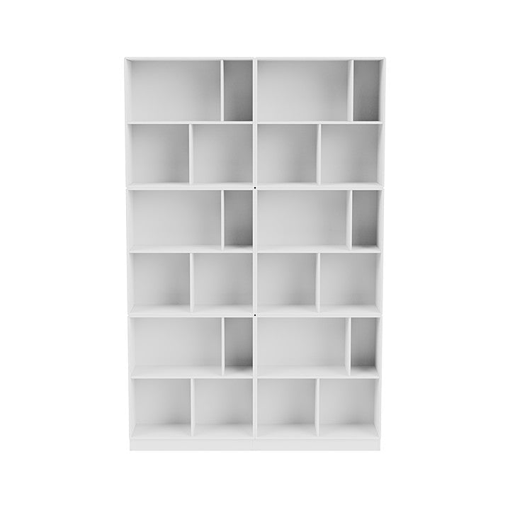 Montana Read Spacious Bookshelf With 7 Cm Plinth, New White