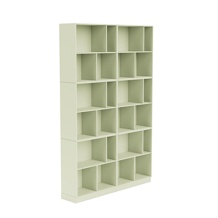 Montana Read Spacious Bookshelf With 7 Cm Plinth, Pomelo Green