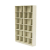 Montana Read Spacious Bookshelf With 7 Cm Plinth, Vanilla White