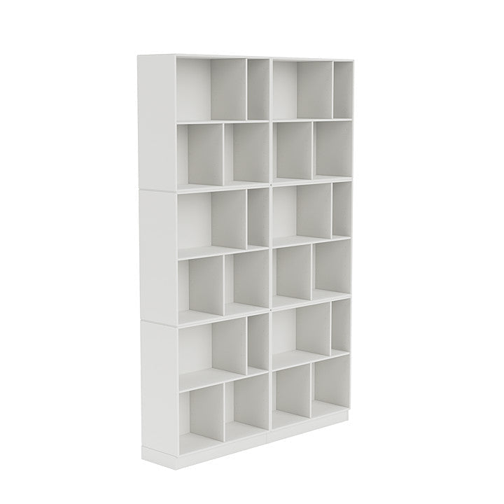 Montana Read Spacious Bookshelf With 7 Cm Plinth, White