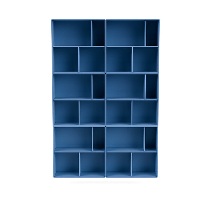 Montana Read Spacious Bookshelf With Suspension Rail, Azure Blue