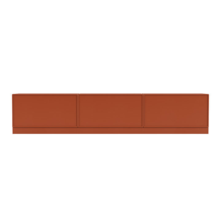 Montana Rest Bench z cokolem 7 cm, Hokkaido Brown