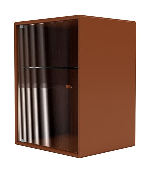 Montana Ripple Bathroom Cabinet, Hazelnut Brown