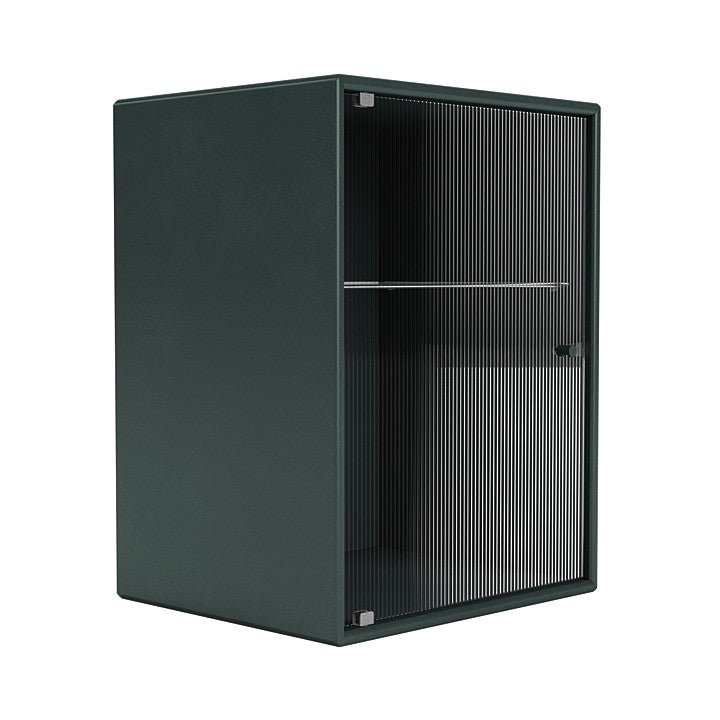 Montana Ripple Bathroom Cabinet, Black Jade